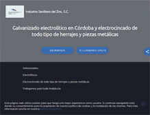 Tablet Screenshot of galvanizadossevilla.com